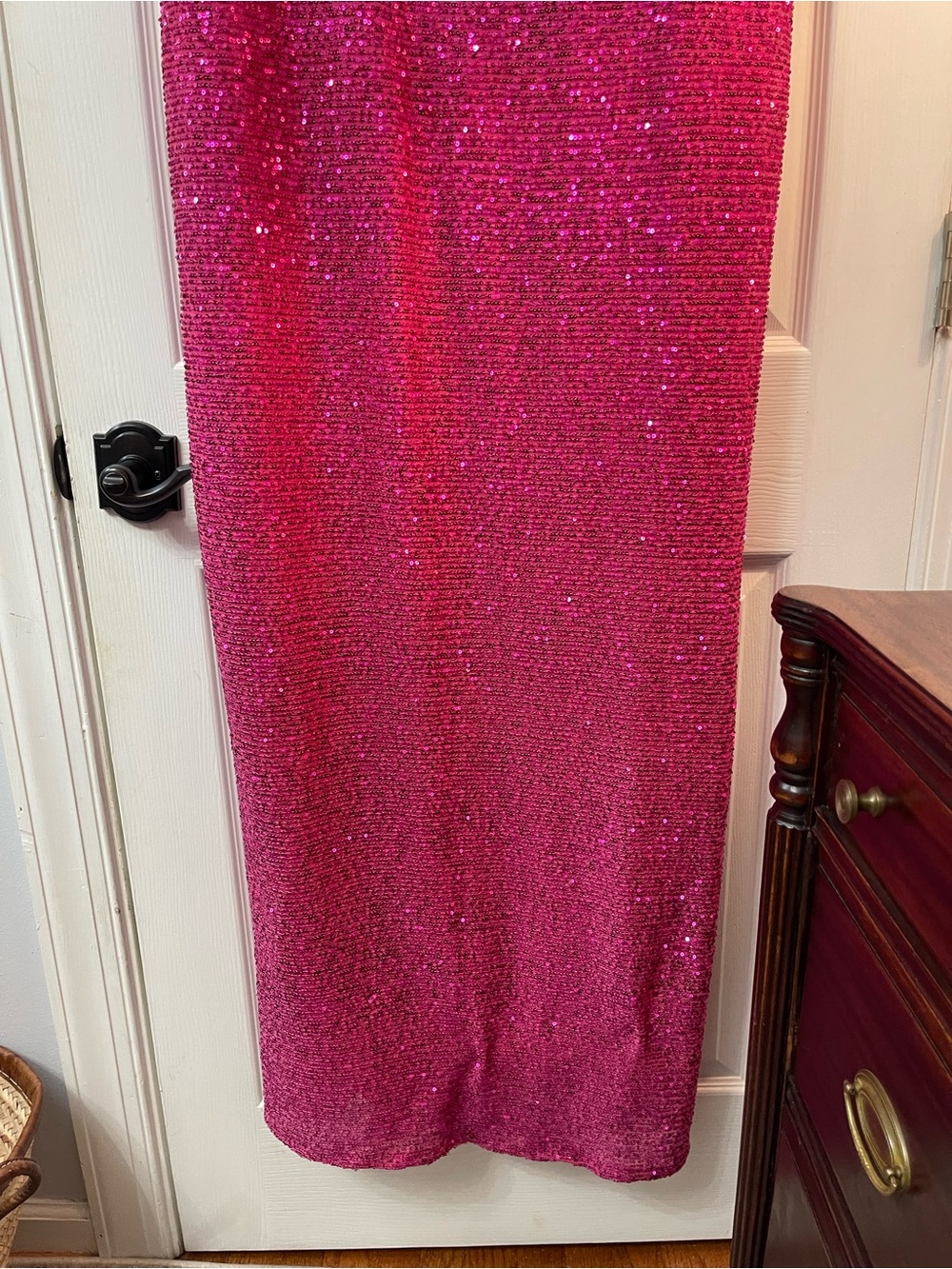 Fashion Nova Fuchsia Sequin Maxi Dress TALL - Picture 12 of 12